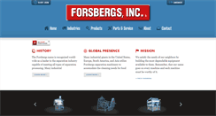 Desktop Screenshot of forsbergs.com